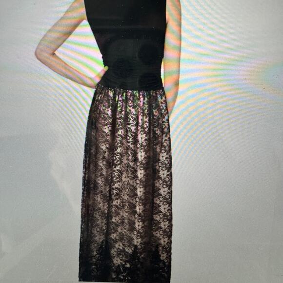 S.L. Fashions Formal Dressy Evening Gown Maxi Dress Lace Skirt Women's Size 14W - Picture 7 of 12